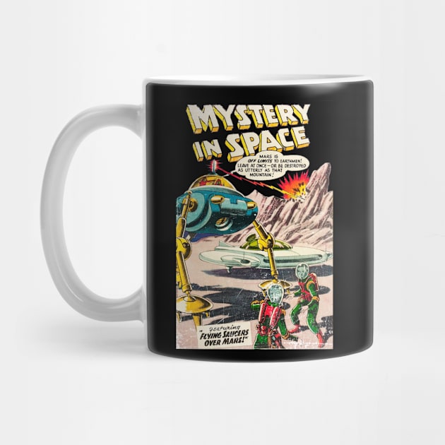 Retro Comics - Mystery in space by C3D3sign